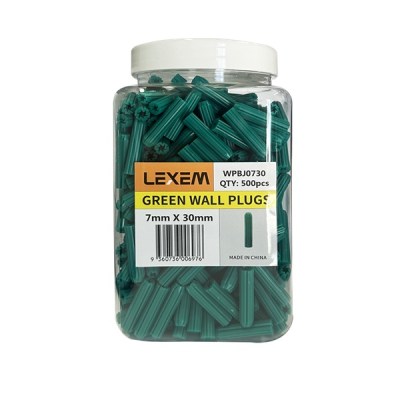 500pcs green wall plug